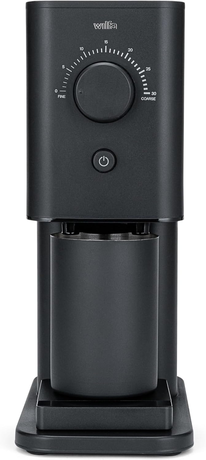 Wilfa Zense Alux Kaffeemühle elektrisch  30 Mahlgrade für Espresso, Filterkaffee