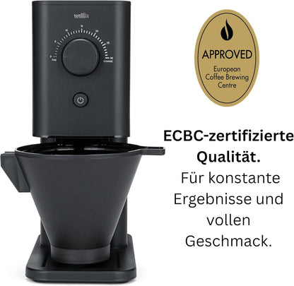Wilfa Zense Alux Kaffeemühle elektrisch  30 Mahlgrade für Espresso, Filterkaffee