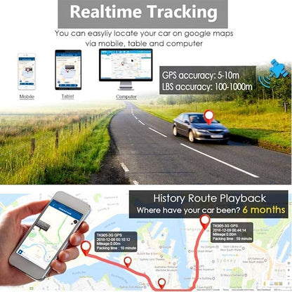 Winnes 4G Mini GPS Tracker 1500 mAh - Auto GPS/AGPS/LBS Echtzeit