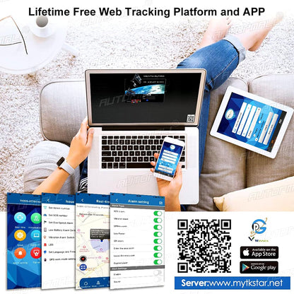 Winnes 4G Mini GPS Tracker 1500 mAh - Auto GPS/AGPS/LBS Echtzeit