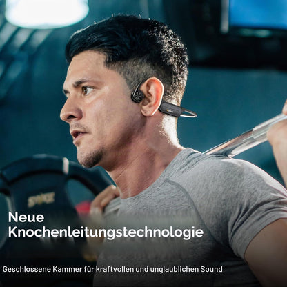 Wantek Open Ear Knochenschall Kopfhörer Bluetooth 5.3,IP68,Sportkopfhörer