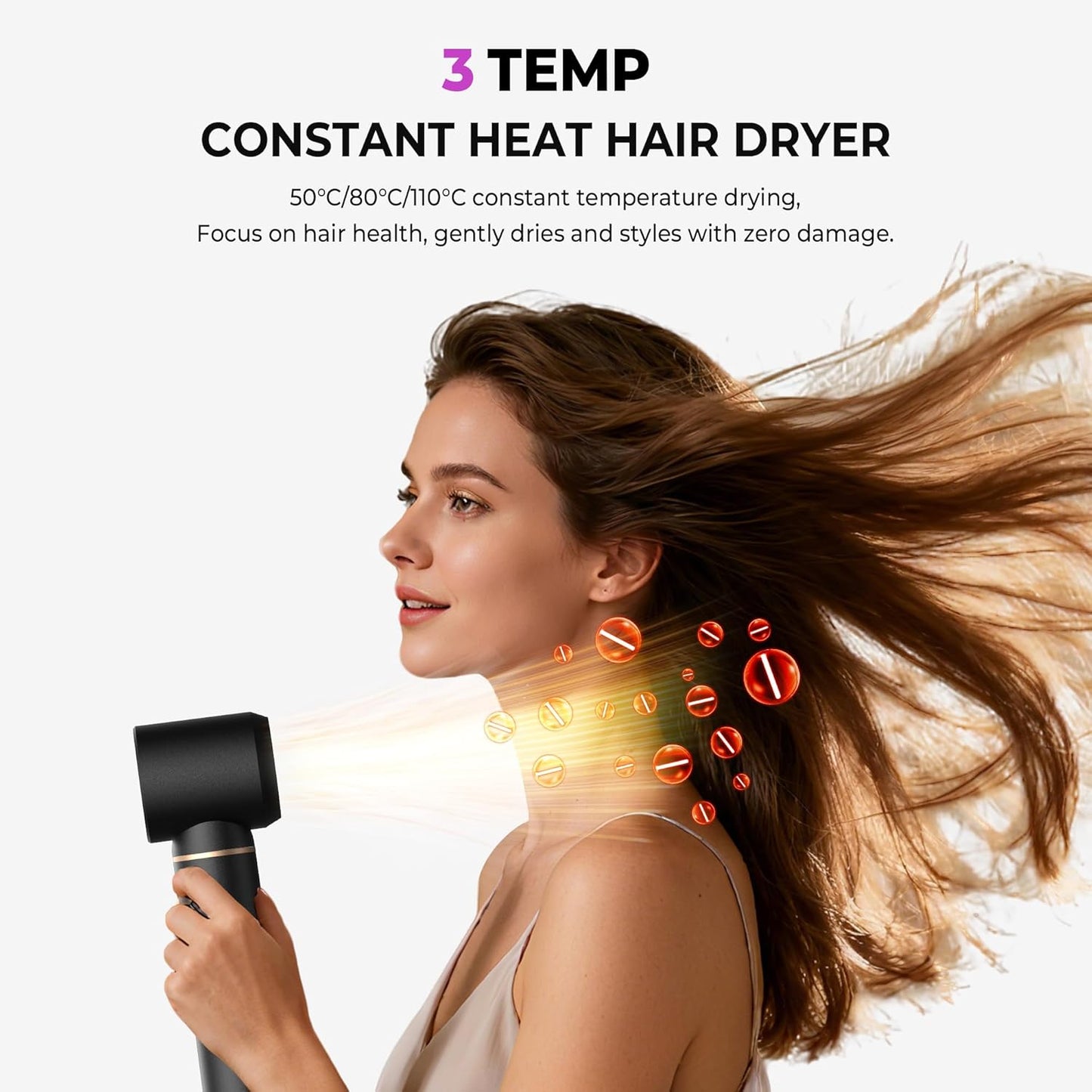 Hairstyler 5 in 1 Airstyler WT665 Haarstyler Luft Lockenstab Föhn Thermal Brush Glättbürste Set