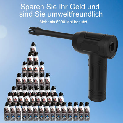 Woowind   Elektrische Staubgebläse 50000RPM Druckluftspray PC Reinigung, USB , Air Duster, Schwarz