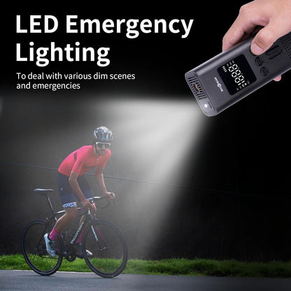 Elektrische Luftpumpe 6000mAh Wiederaufladbarer Autoreifen Pumpe 150PSI