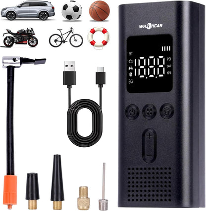 Elektrische Luftpumpe 6000mAh Wiederaufladbarer Autoreifen Pumpe 150PSI