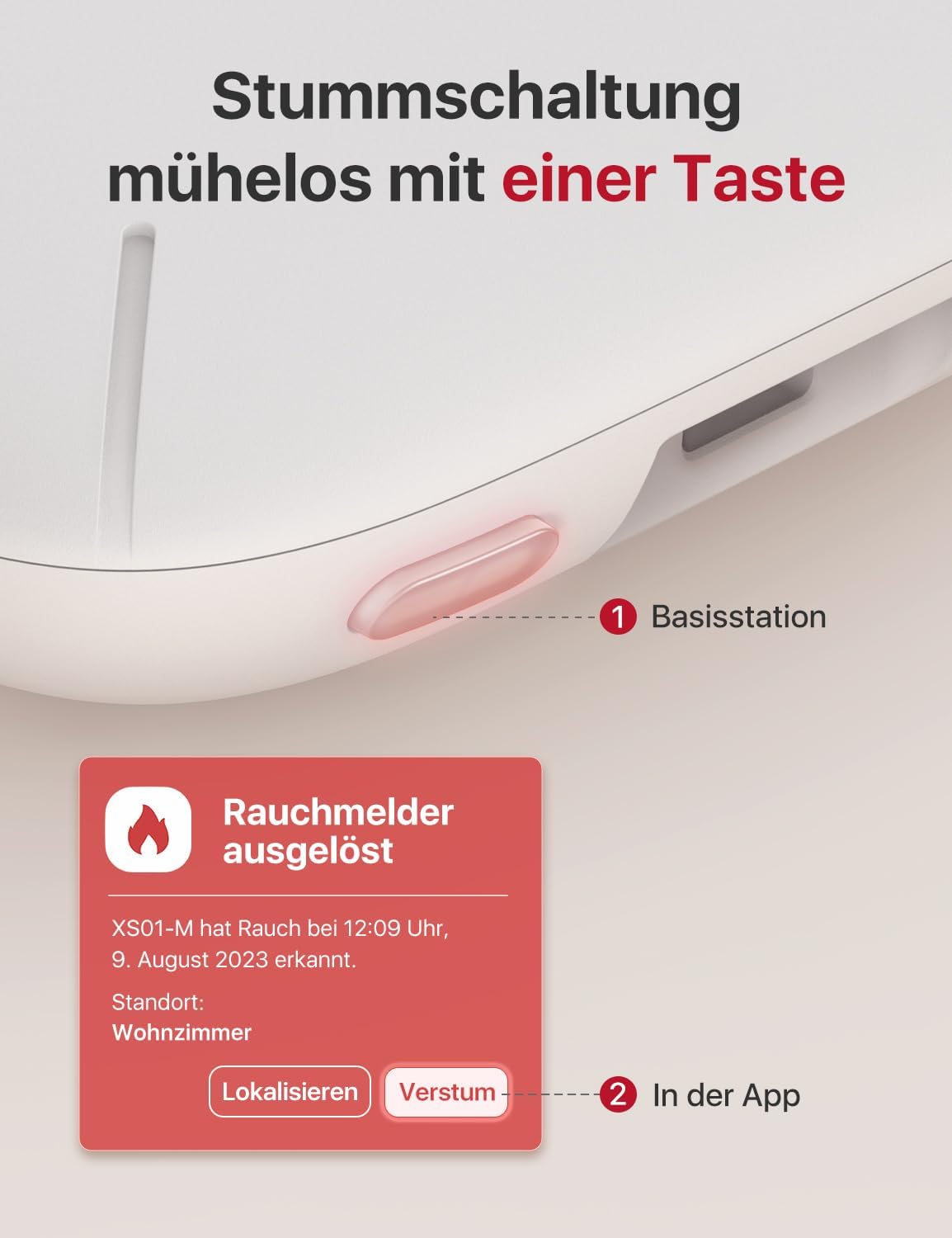 X-Sense Smart Rauchmelder XS01-M mit SBS50 Basisstation,Funkrauchmelder mit WLAN 3 Stück