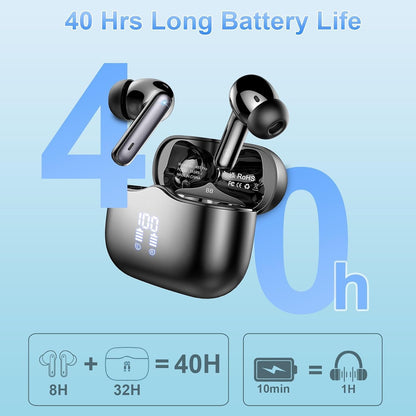 Xinwld Bluetooth Kopfhörer 5.4 In Ear mit 4 ENC,40Std,IP7 Wasserdicht Ohrhörer