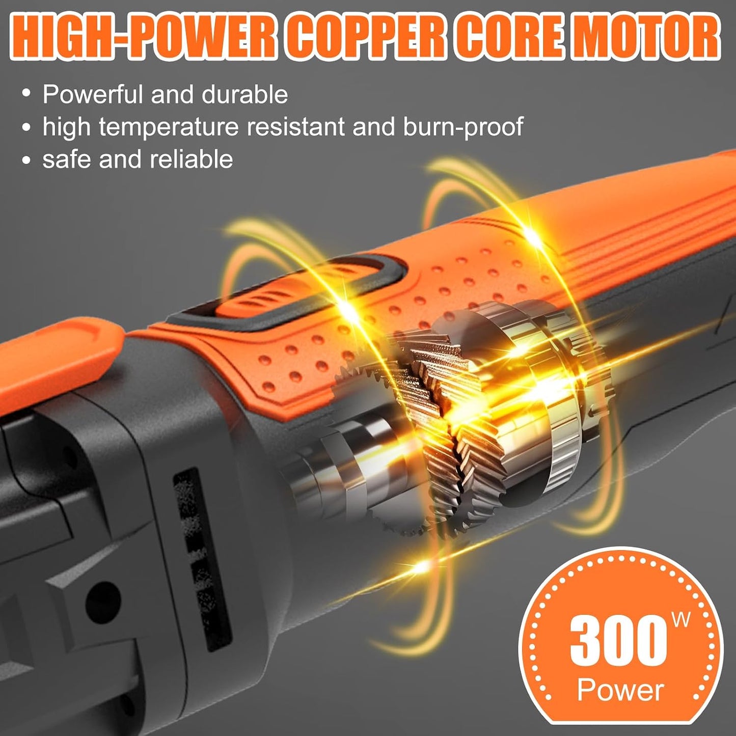 YIQIYIBO Multifunktionswerkzeug, 300W Oszillationswerkzeug Oszillierer mit 6 Drehzahl 1100-21000 RPM