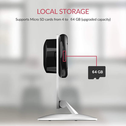 YI 2-teilige Sicherheits-Heimkamera, 1080p 2,4 G WiFi Smart Indoor IP-Kamera mit Nachtsicht, 2-Wege-Audio, KI-Menschenerkennung in der Telefon-App, Kamera für Haustiere, Katzen und Hunde, Funktionen mit Alexa und Google