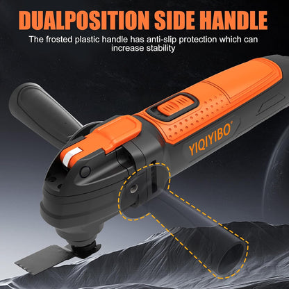 YIQIYIBO Multifunktionswerkzeug, 300W Oszillationswerkzeug Oszillierer mit 6 Drehzahl 1100-21000 RPM