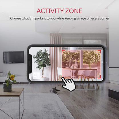 YI 2-teilige Sicherheits-Heimkamera, 1080p 2,4 G WiFi Smart Indoor IP-Kamera mit Nachtsicht, 2-Wege-Audio, KI-Menschenerkennung in der Telefon-App, Kamera für Haustiere, Katzen und Hunde, Funktionen mit Alexa und Google
