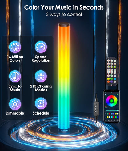 Ydene 360° Smart LED Lightbar, RGB fancy LEDs Gaming Beleuchtung