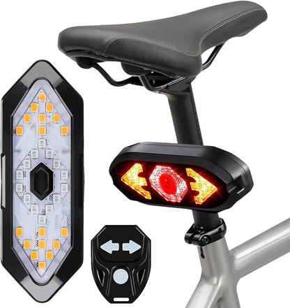 Yeahboom Fahrradblinker, E-Scooter Blinker,Rücklicht E Scooter,5 Modi, USB