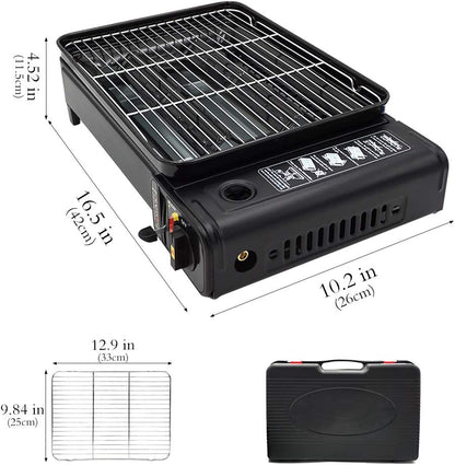 Yinleader transporter Gasgrill Gaskocher Campingkocher Gasbrenner mit Valise