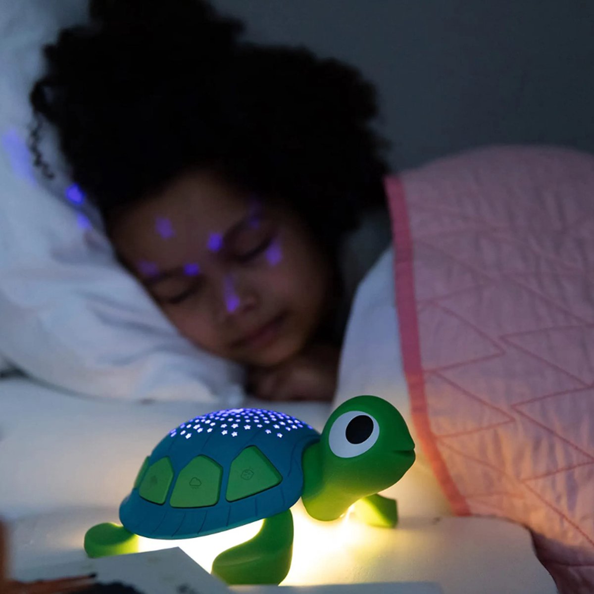 Yogasleep Soundscene Schildkröte - Weiße Geräuschmaschine mit Nachtlicht für Babys