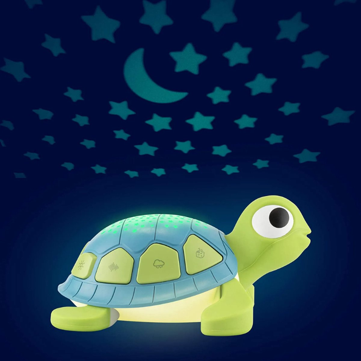 Yogasleep Soundscene Schildkröte - Weiße Geräuschmaschine mit Nachtlicht für Babys