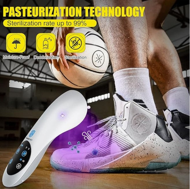 YOUNUO Schuhtrockner, Schuhauffrischer mit UV-Licht, Schuhwärmer, schnellen Desinfektion/Trocknung