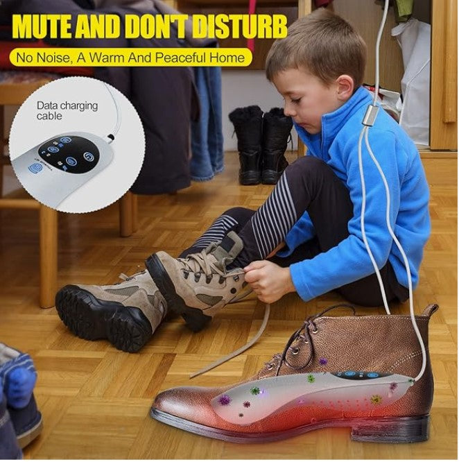 YOUNUO Schuhtrockner, Schuhauffrischer mit UV-Licht, Schuhwärmer, schnellen Desinfektion/Trocknung
