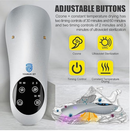 YOUNUO Schuhtrockner, Schuhauffrischer mit UV-Licht, Schuhwärmer, schnellen Desinfektion/Trocknung