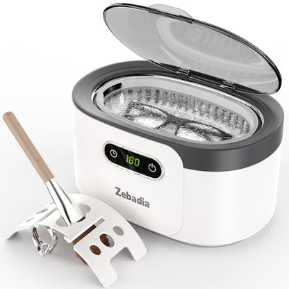 Zebadia Sonic Cleaner Schmuckreiniger: 600 ml Silber Schmuckreiniger Ultraschall-Maschine