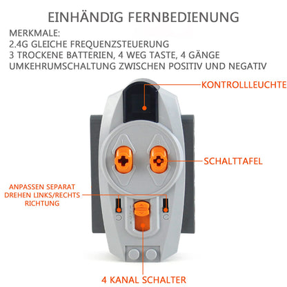 ZMBlock Bausteine Technik Motor SetsTechnic Power Functions(5 Stück)